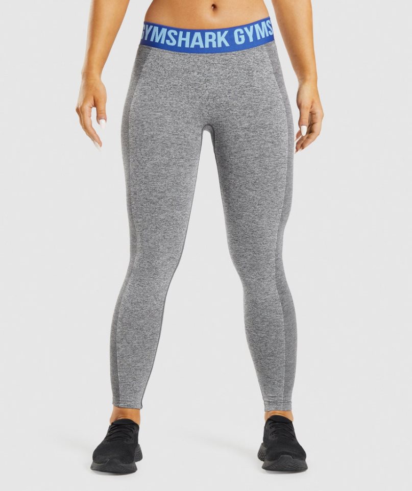 Women\'s Gymshark Flex Low Rise Leggings Grey | CA 0N6715